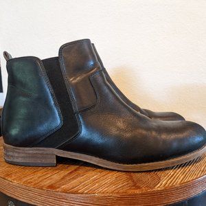 Franco Sarto Black Leather Bootie